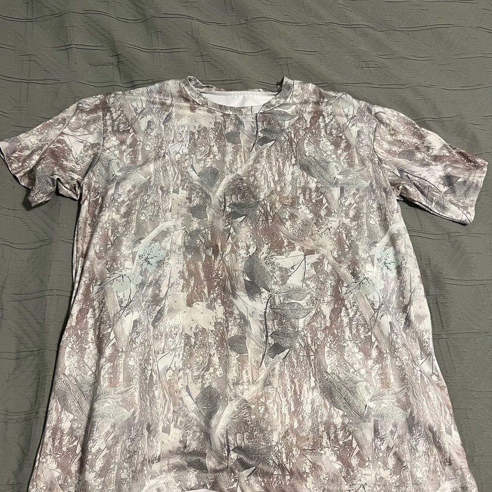 SHEIN Abstract Nature Print Tee